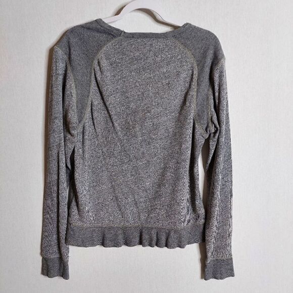 T by Alexander Wang Gray Cotton Pullover - Picture 5 of 11